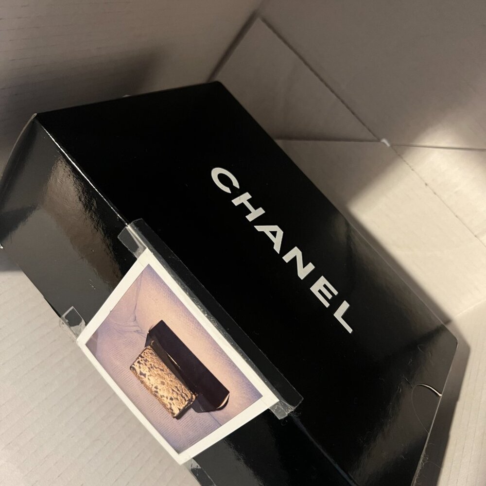 Rare 1989 S1. Vintage Chanel Gold Metallic Guipure Lace Bag. Lagerfeld Era NWOT - Picture 16 of 17